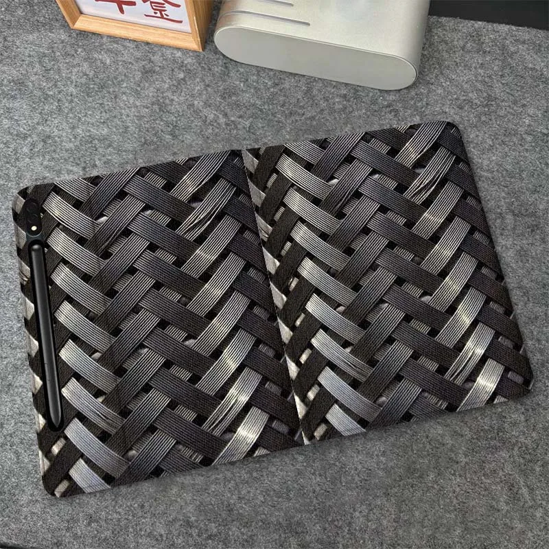 

Popular Carbon Fiber Cool Gift For Samsung Galaxy Tab S10 S9 S8 S7 FE Lite Soft Flexible Support Tablet Case