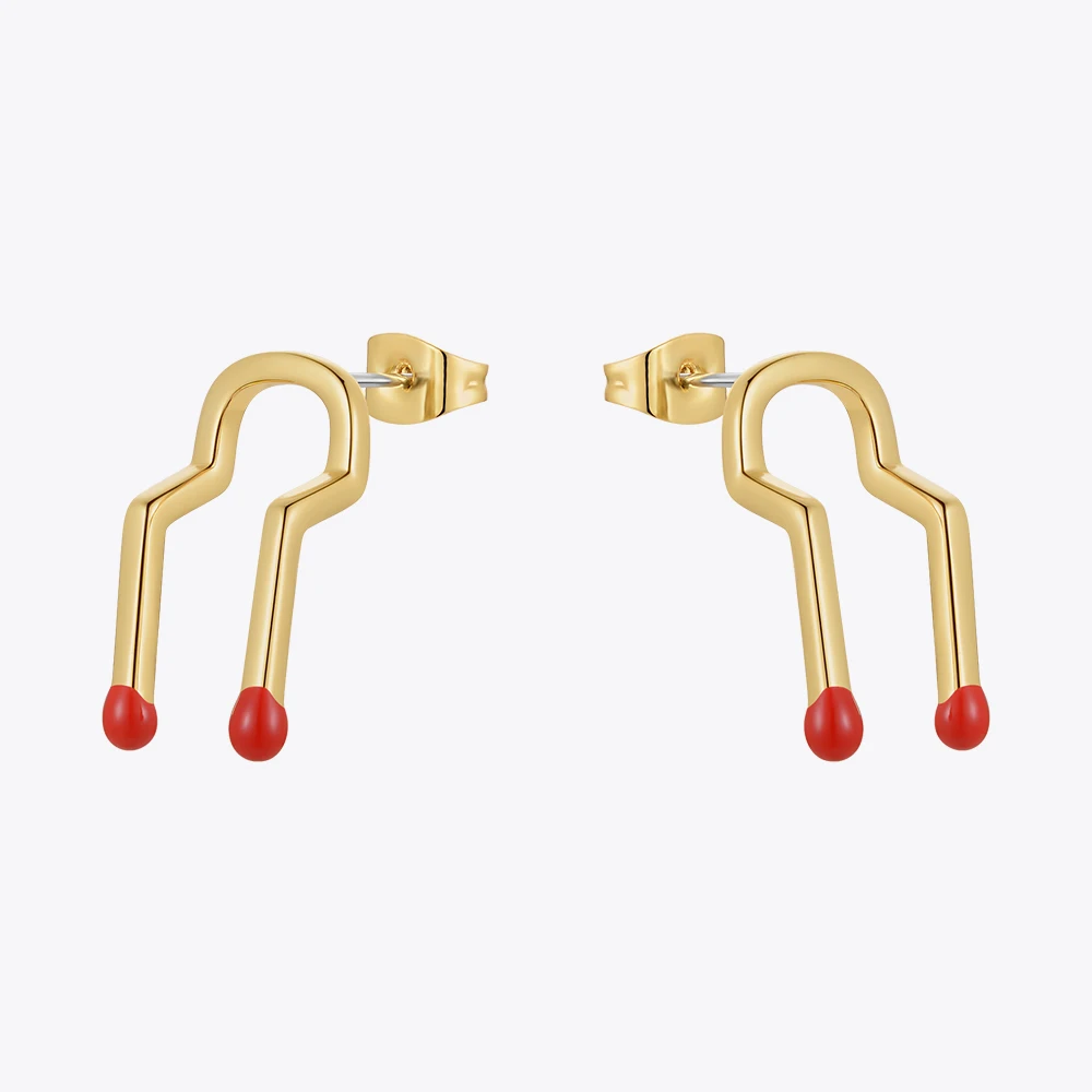 

ENFASHION Matchstick Stud Earrings For Women Christmas Gift Pendientes Mujer New In Piercing Earings 2022 Dropshipping E221454