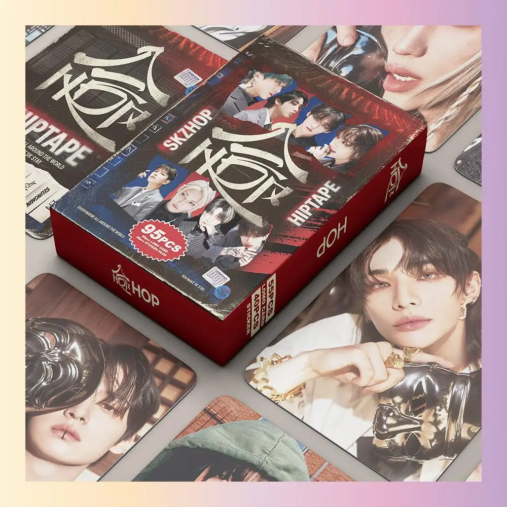 XIURAN 95 Pcs SK HOP Album Lomo Card Kpop Photocards  Postcards  Series