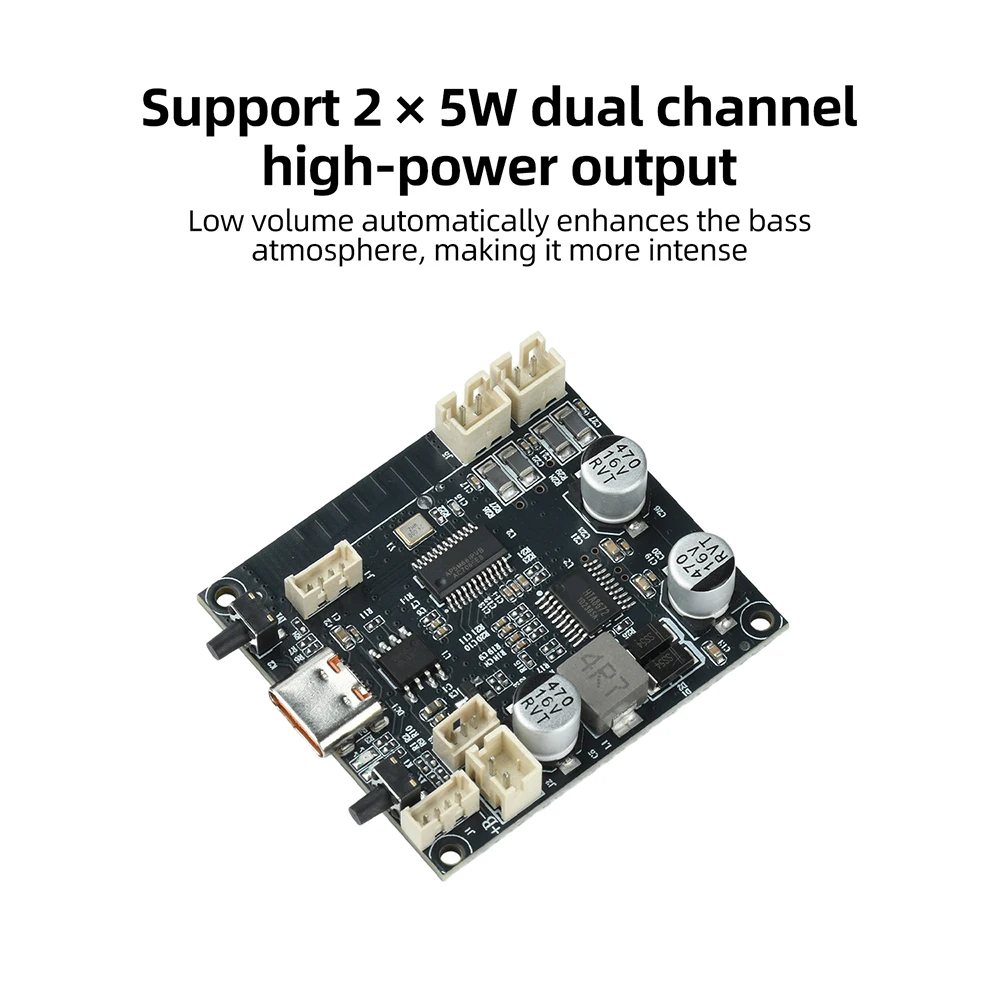 DC5V/3.7V TWS Verst￤rkerboard Dual Channel Hi-Fi Audio Power Amplifier Wireless Stereo Electronic Kit – Detail 8