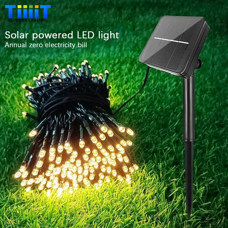 

Solar String 20~200 LED 8-Mode Solar Light String Outdoor Waterproof Courtyard Light Camping Garden Party Festival Decoration