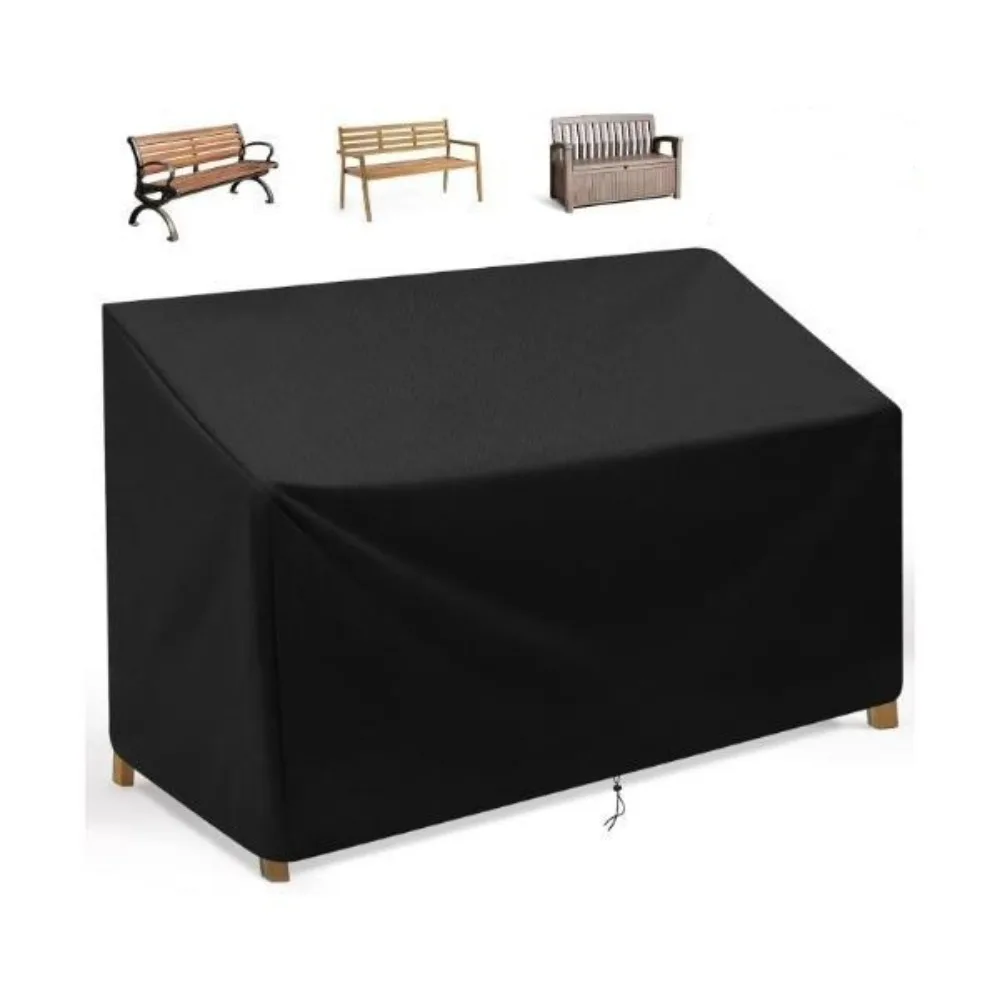 

Outdoor Garden Park Bench Cover 210D Oxford Fabric Waterproof Dustproof Patio Furniture Protector for Sofa Lounge Chair Table