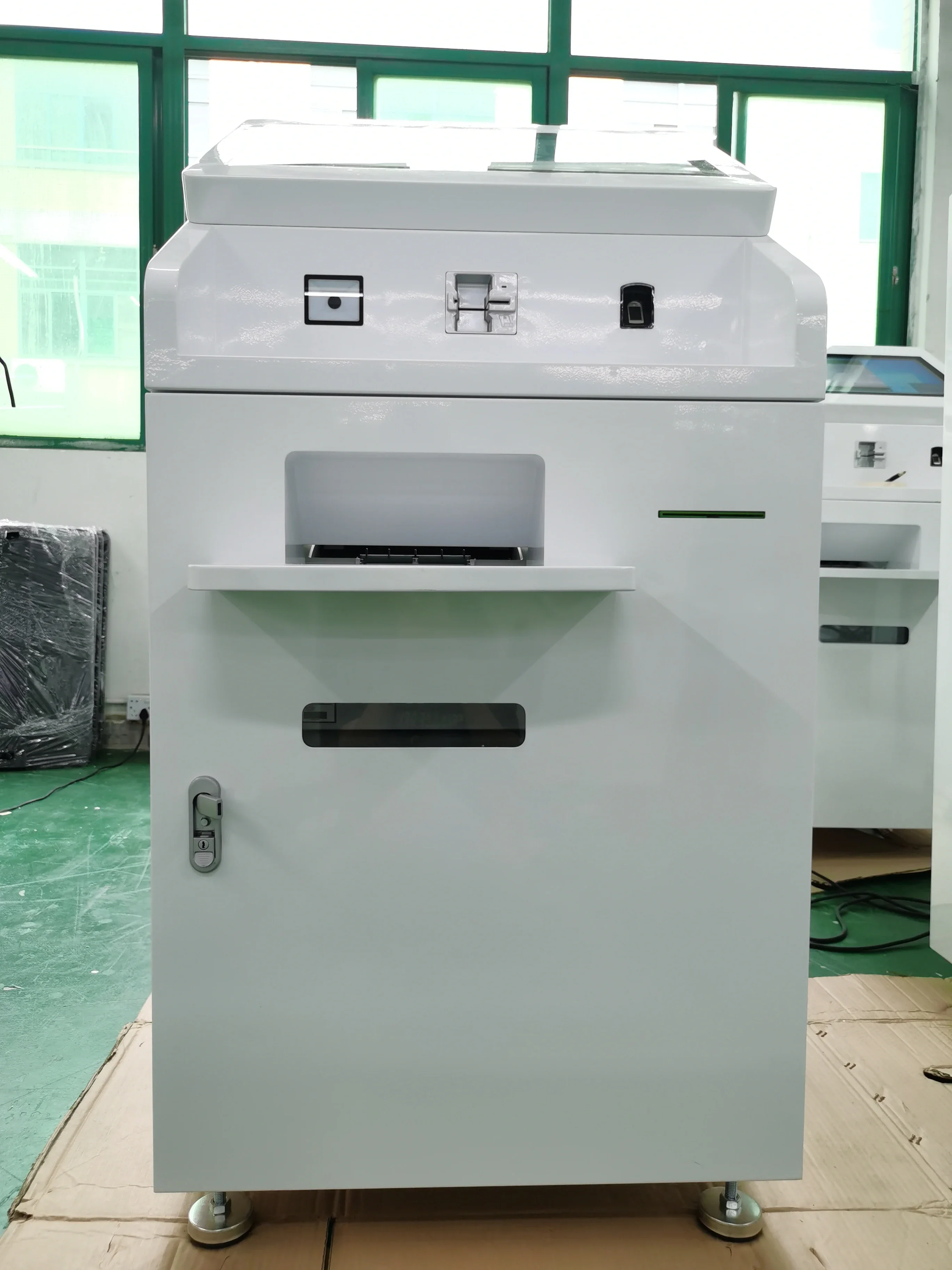 Touch screen per chiosco self service con biglietti per scansione codice QR Stampa tutto in un display LCD