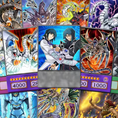 100pcs/set YGO-GX Zane Truesdale Character Deck Cyber Dragon Cyberdark Archetype Anime Style Orica Game Collection Paper Cards
