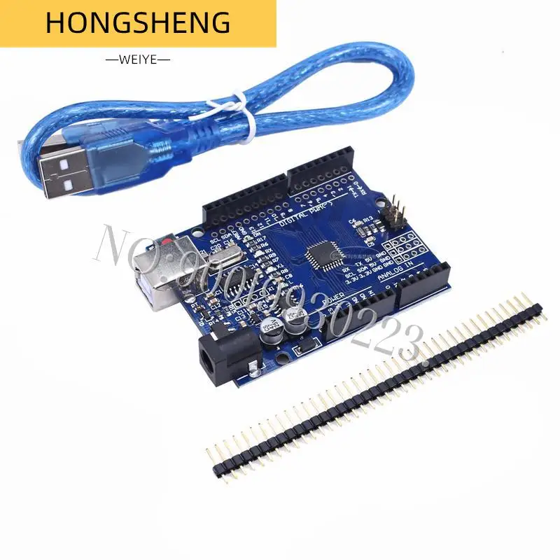 100% New UNO R3 Development Board ATmega328P CH340 CH340G For Arduino UNO R3 With Straight Pin Header 100%new