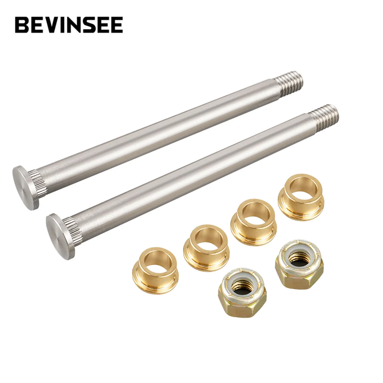 BEVINSEE Front Door Hinge Pin & Bushing Repair Kit for Ford Bronco 1978 1979 for Ford Truck F100 F150 F250 F350 1973-1979