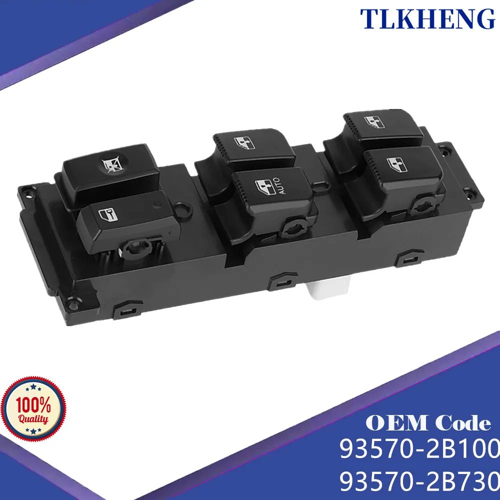 

93570-2B100 Electric Window Control Switch Window Lift Switch For Hyundai 2006-2012 Santa Fe CM,93570-2B730