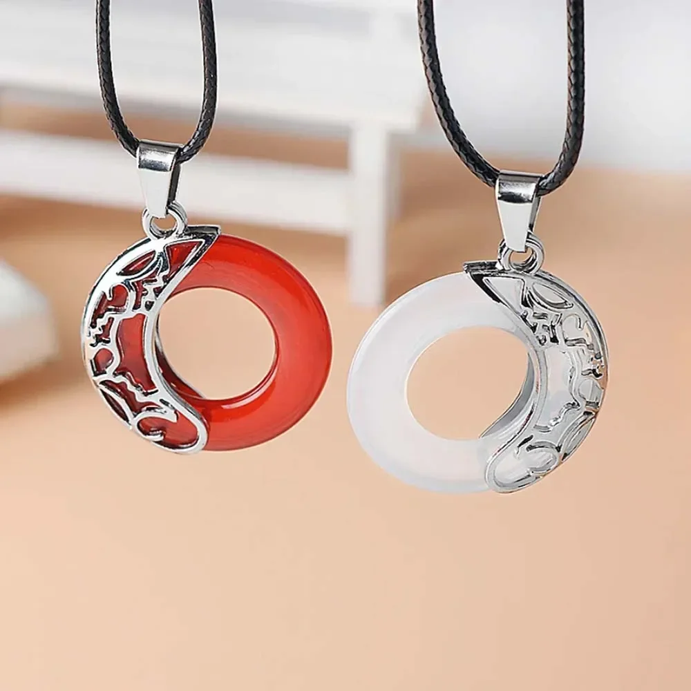 TGCF Cosplay Necklace Tian Guan Ci Fu Hua Cheng Xie Lian Moonlight Pendant Choker Necklaces Jewelry fans Gifts