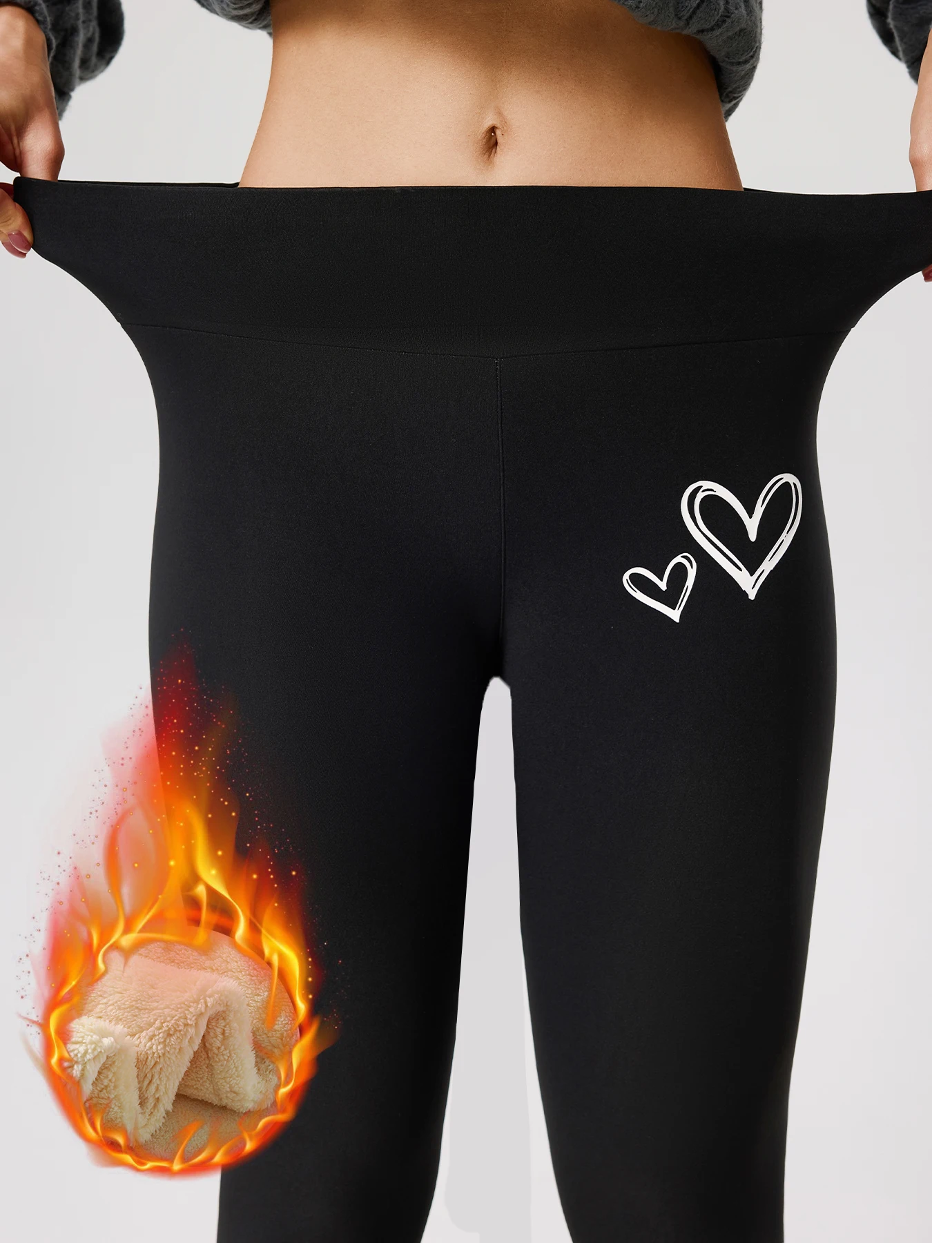 طماق للنساء، الخريف والشتاء، مبطنة بالصوف، عالية الخصر، أربعة اتجاهات قابلة للتمدد، للارتداء اليومي، التنقل، ملابس كاجوال، الرياضة، الجري، اللياقة البدنية، اليوغا #5