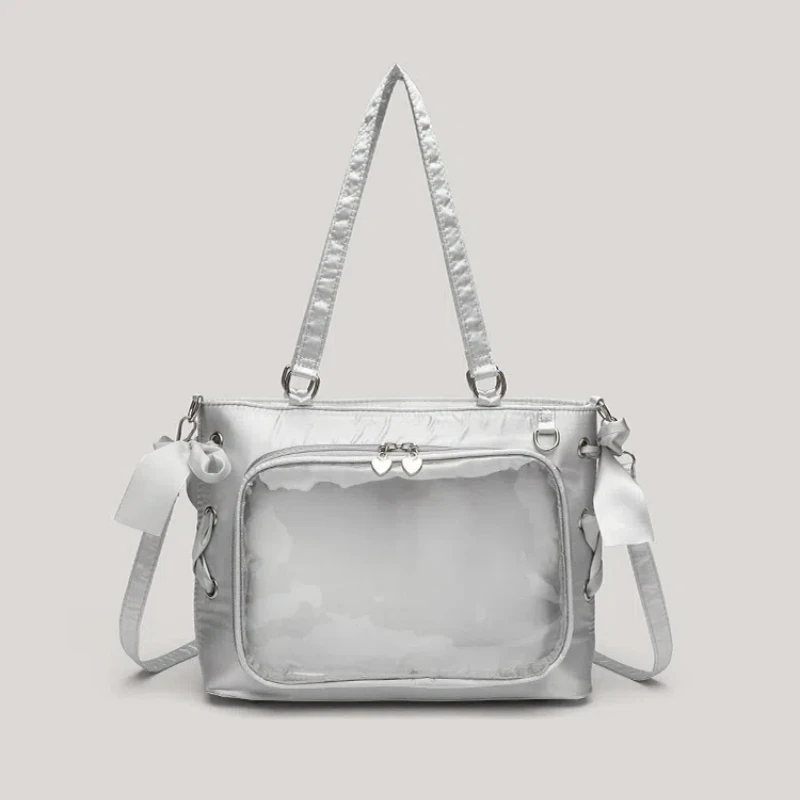

New Niche Design Girl's Ita Bag with External Ita Layer Large Capacity Handheld Tote Bag Fashionable and Versatile Shoulder Bag