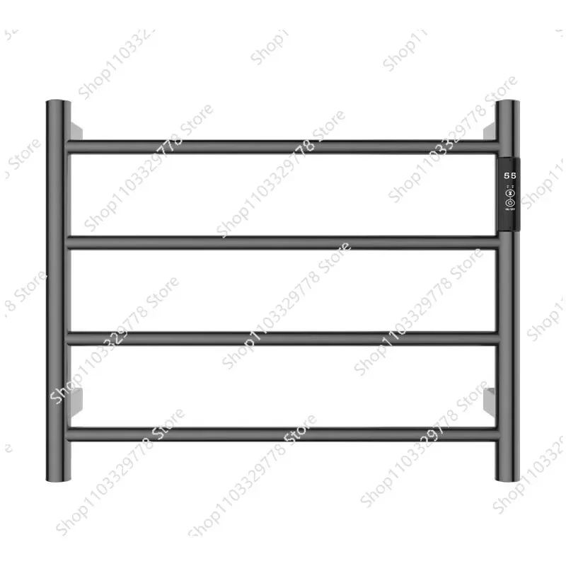 Electric towel rack. Stainless steel bathroom surface. Intelligent temperature control rack. Hotel regular heating and drying