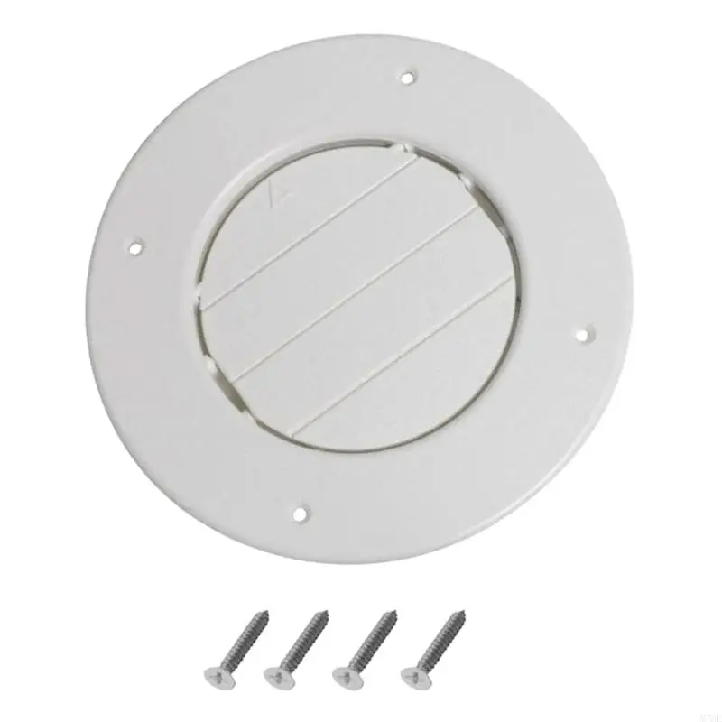 M76E 6,5" verstellbare Lamellen-Deckenregisterabdeckung, weißes rundes ABS-Entlüftungsteil für Wohnmobilheizung und – Detail 7