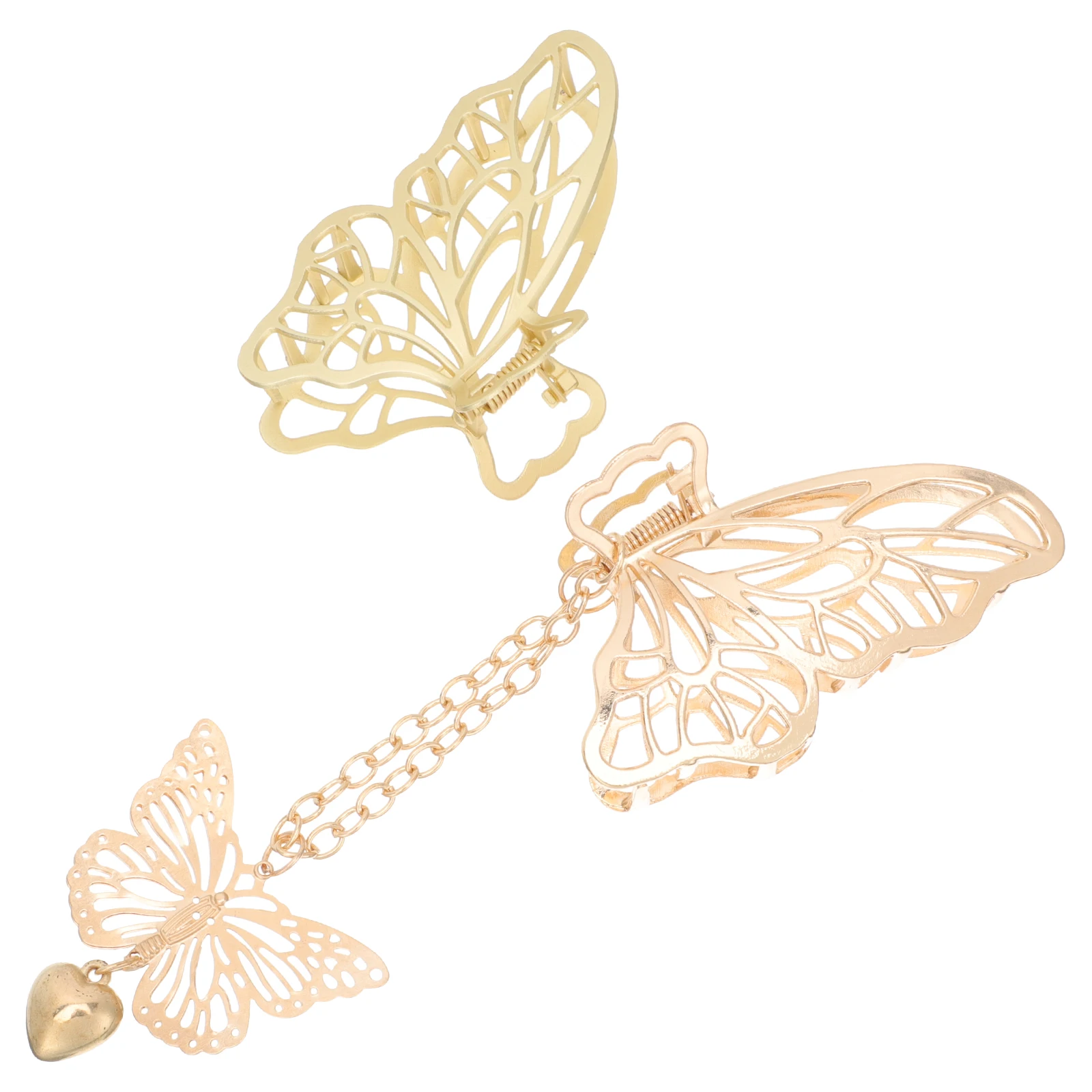 

2Pcs Butterfly Clips Durable Stylish for Weddings Parties Birthdays Holidays Claw Clips Gifts Hair Accessories