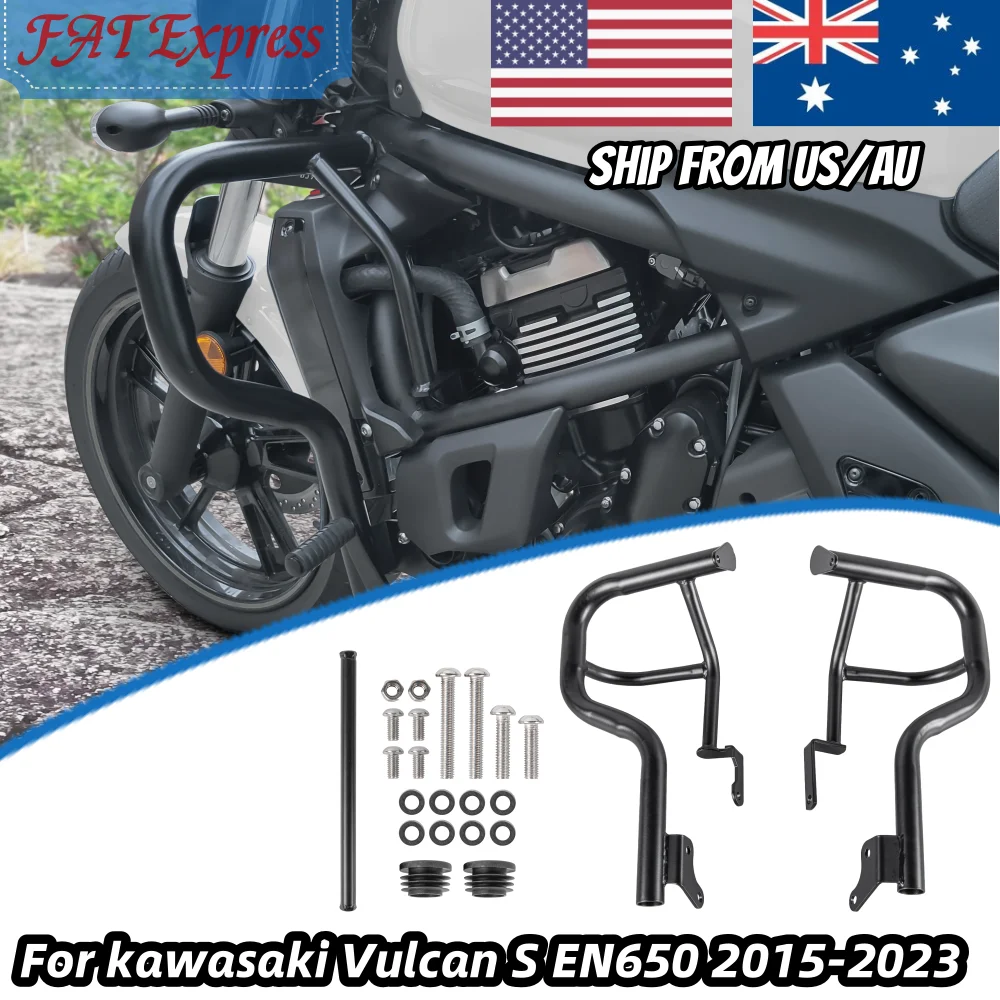 

VN 650 Motorcycle Bumper Refit Protection Bar Protection Guard Crash Bars Frame For kawasaki Vulcan VN650 EN650 S650 2015-2023