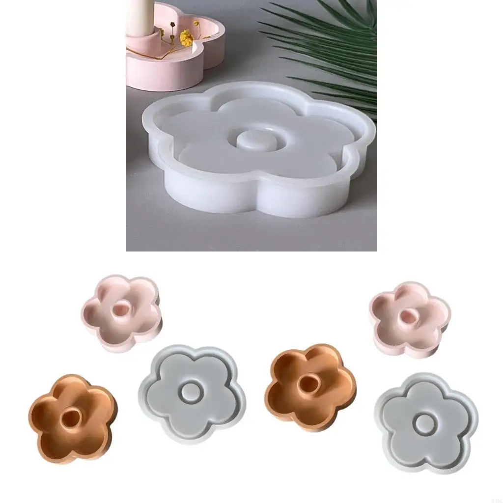 

R3MC Heat Resistant Flexible Silicone Floral Tray Decorative Long Tray for Home Dining Party Accessories