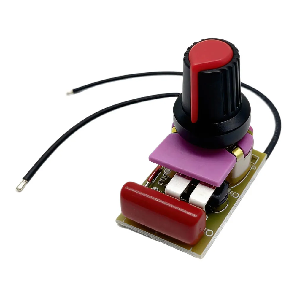 100W Dimming Switch Module Red PCB Board For LED Incandescent Bulb AC Motor Controller Desk Lamp DIY Project Part