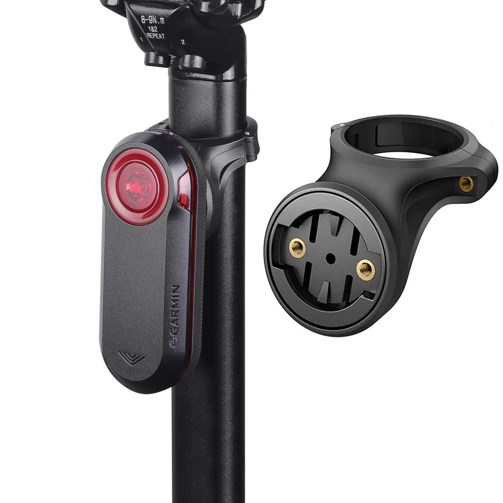 دراجة مصباح جبل الدراجة Seatpost قوس الضوء الخلفي Seatpost حامل ل Garmin Varia الرادار الرؤية الخلفية RVR315 RTL510 515 500