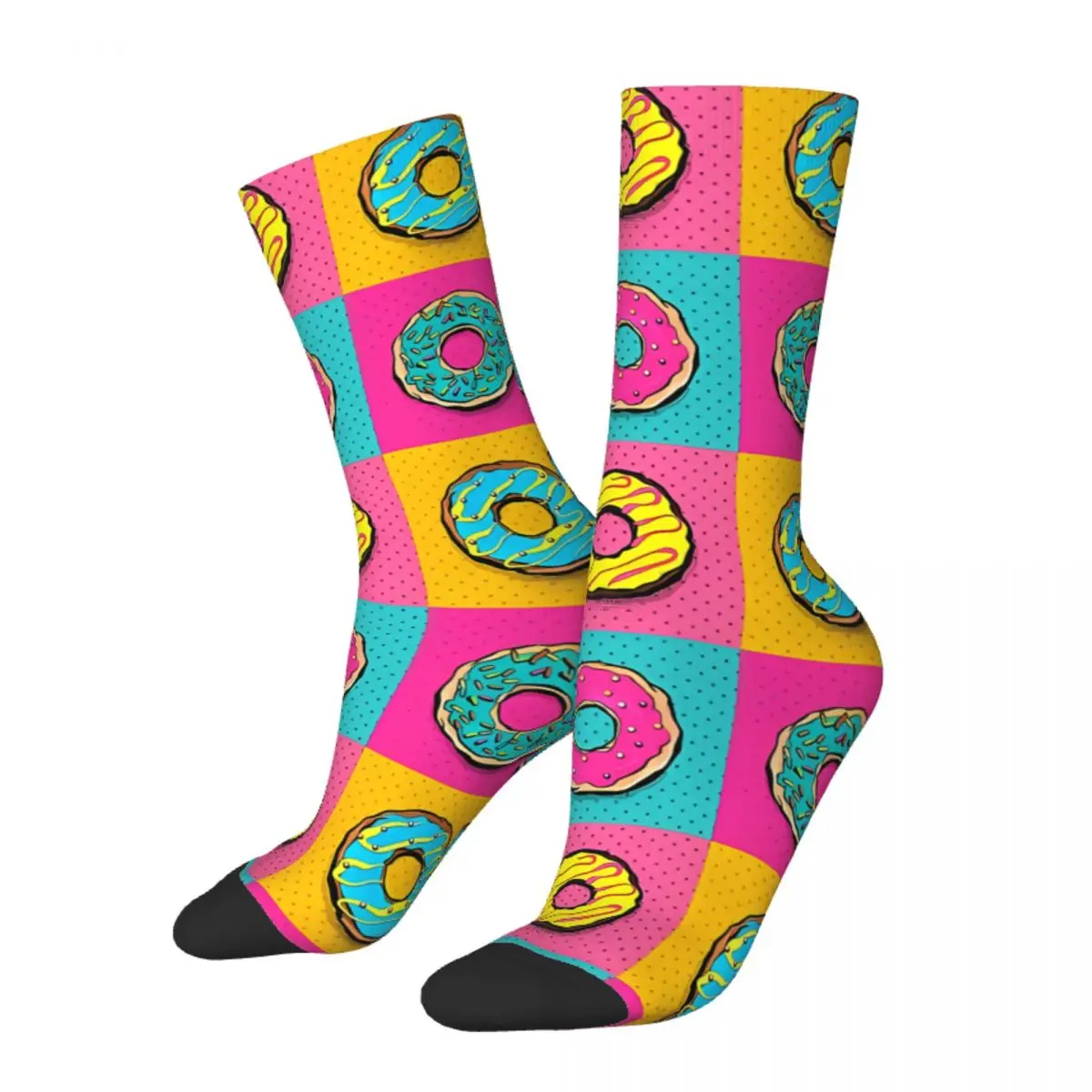 Colorful2 Fruit Doughnut Kawaii Socks School Cartoon Pattern Socks