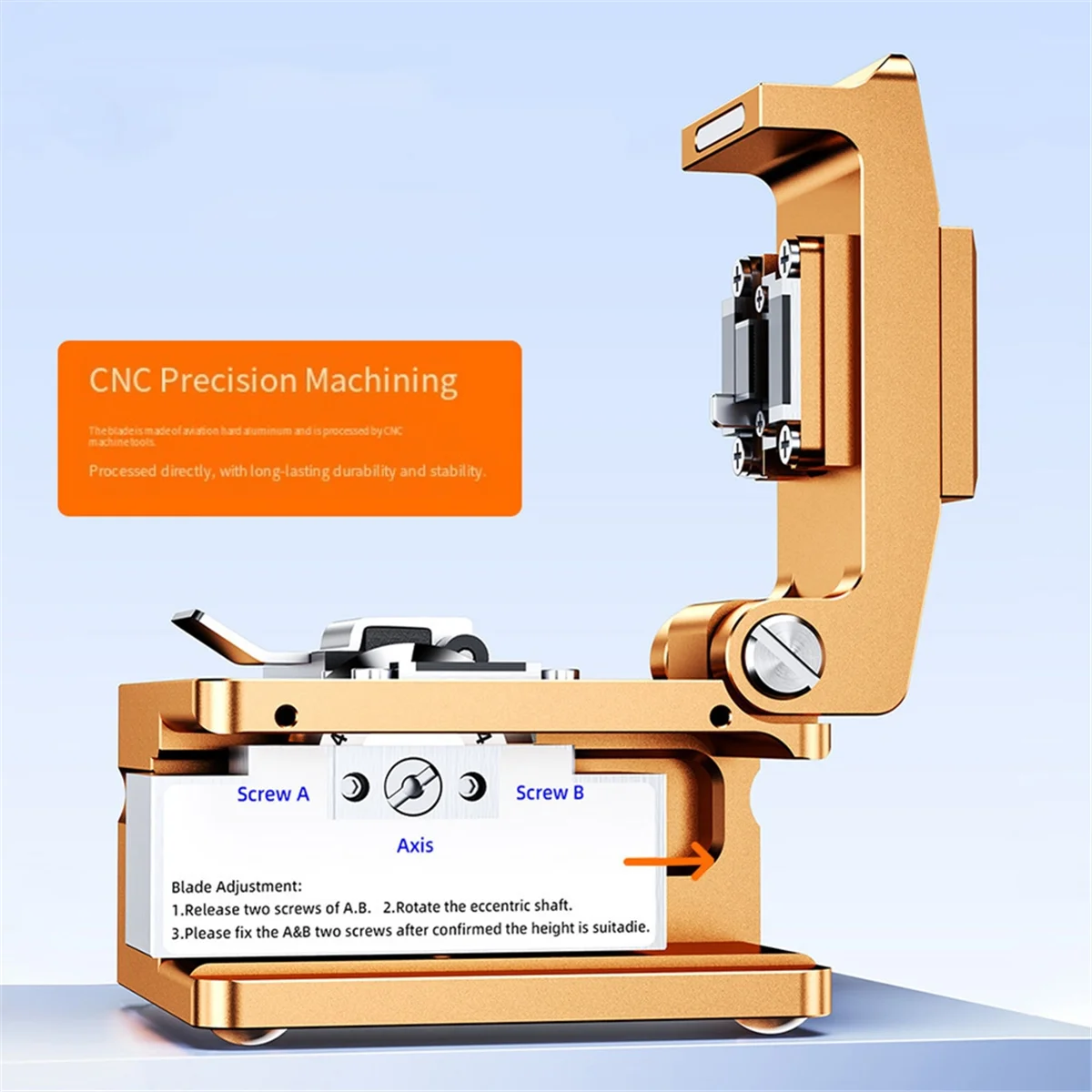 

AT59 S09 Fiber Optic Cleaver Optical Fiber Fusion Splicer Cutting Knife High-Precision FTTH Fiber Cold Connection Cutter