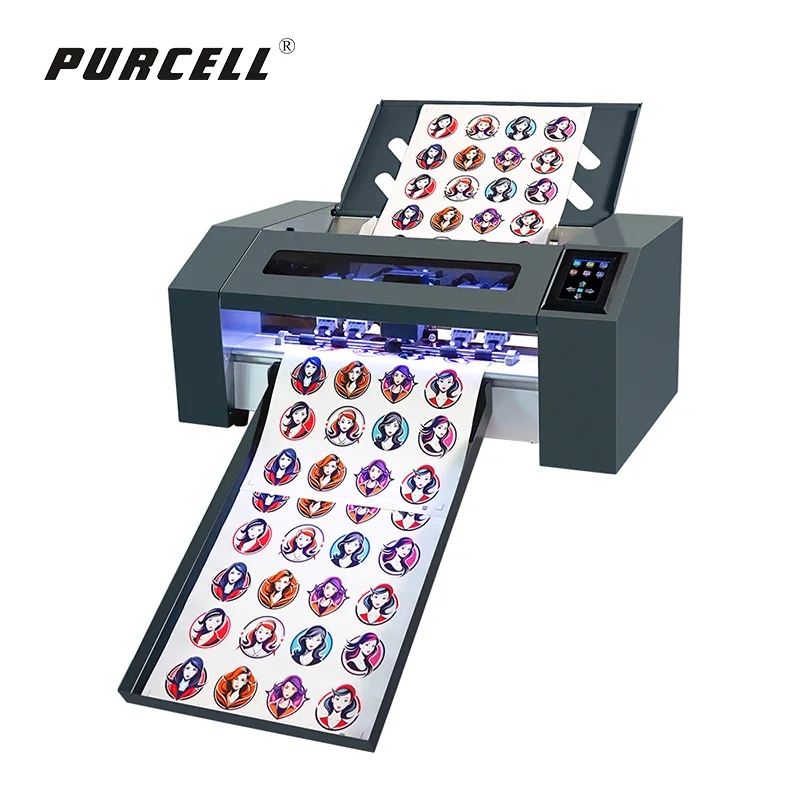 MSPurcell A3 A4 A3+ Auto Feeding Sticker Sheet Cutter Plotter Adhesive Sticker Label Cutter Digital Die Cutter Cutting Machine