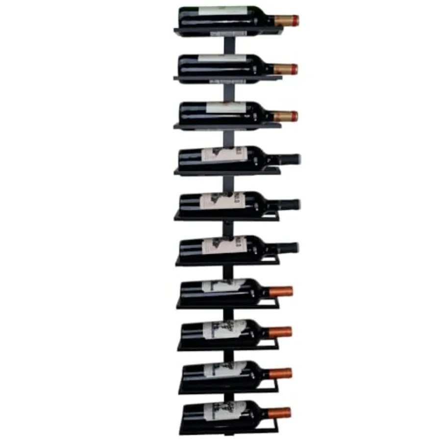 

Farmhouse Wall Wine Organizer Rustic Charm Perfect for Country Kitchen Dr