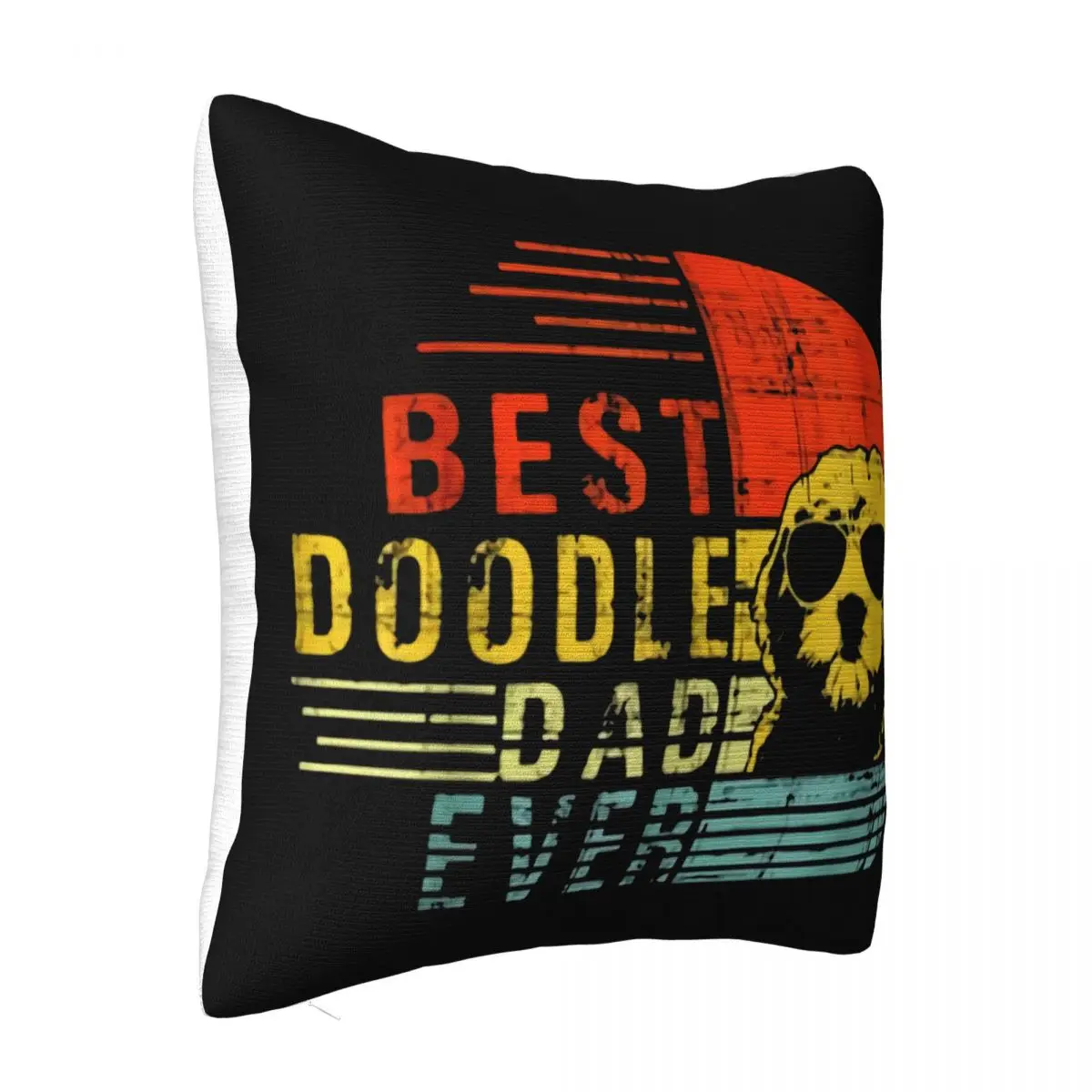 Mens Best Doodle Baseball Dad Ever Hats Goldendoodle Fathers Day Hats Formal Pillow Case