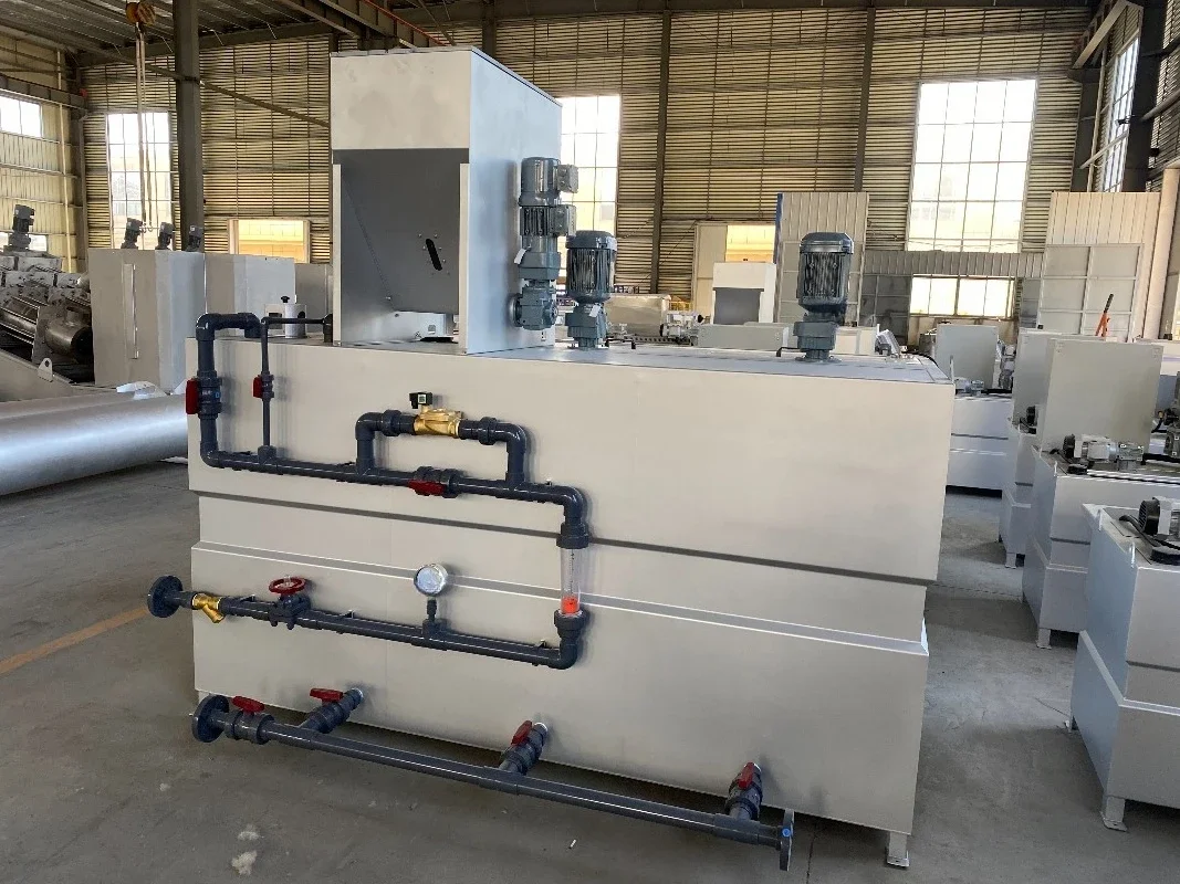 Polymer Mixing tank Flocculent Mixer Equipment Dissolving Machine in Wastewater Treatment Industry view 3