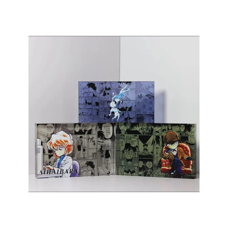 Detective Conan Homemade Birthdays Brick Acrylic Bricks and Peripheral Ornaments Anime Peripheral Game Collection Card Holiday