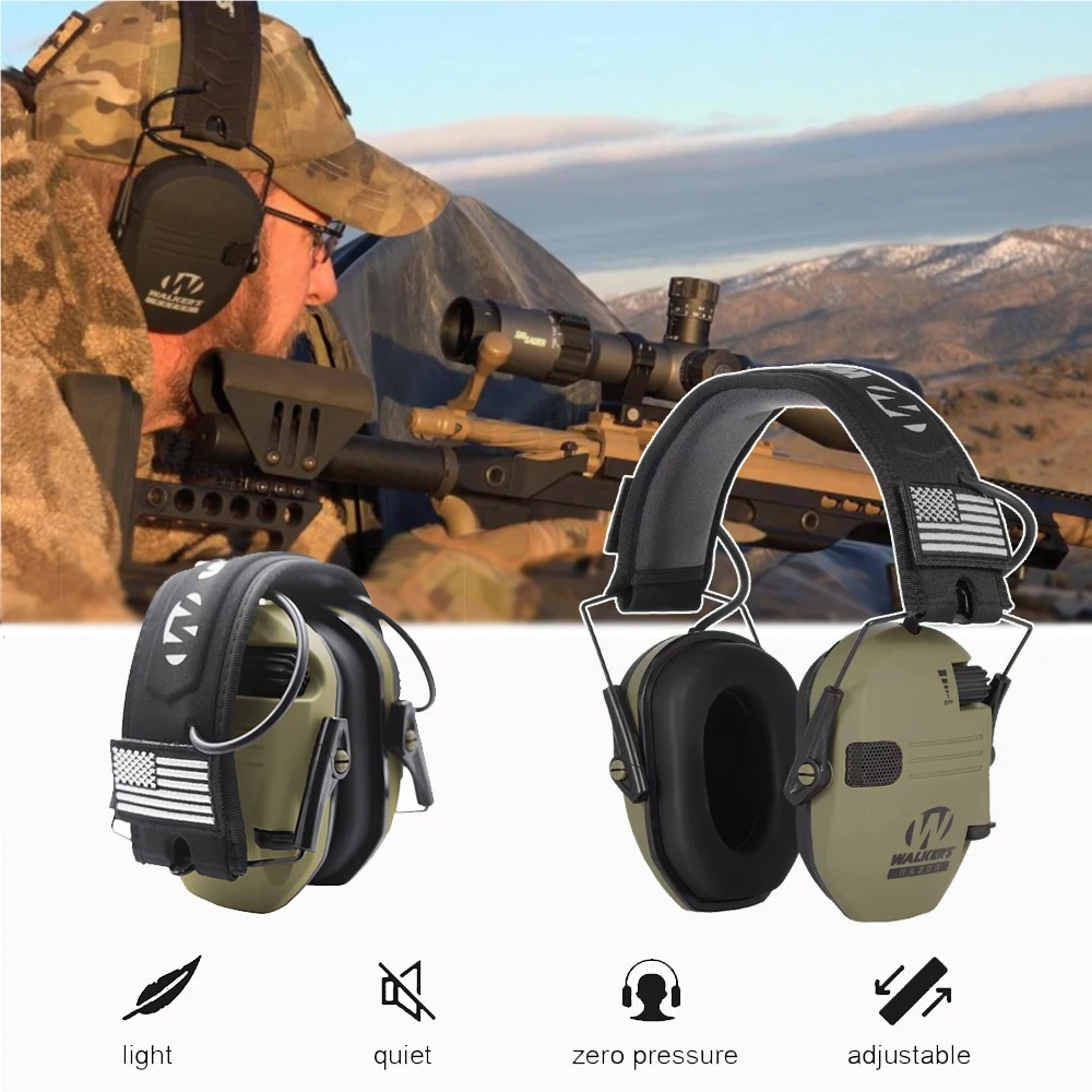 

Hearing Protection Ear Protector Safety Earmuffs Noise Reduction for Shooting hear noise earmuff Adjustable NRR 23dB