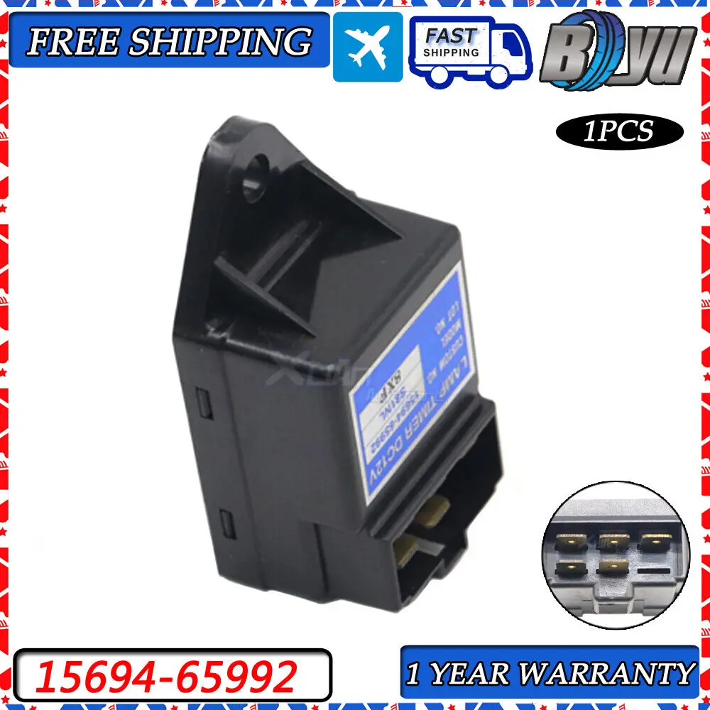 12V Lamp Glow Plug Timer 15694-65992 15694-65990 for Kubota for TC35 TC35D TC40 TC40D TC45 TC45D S81Nl 1569465990