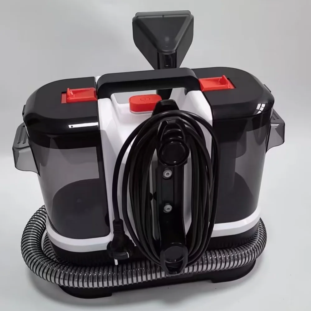 CE CB Portable High Pressure Electric Plastic Removeable Water Tank Handheld Wet and Dry Cyclone Vacuum Carpet Cleaner