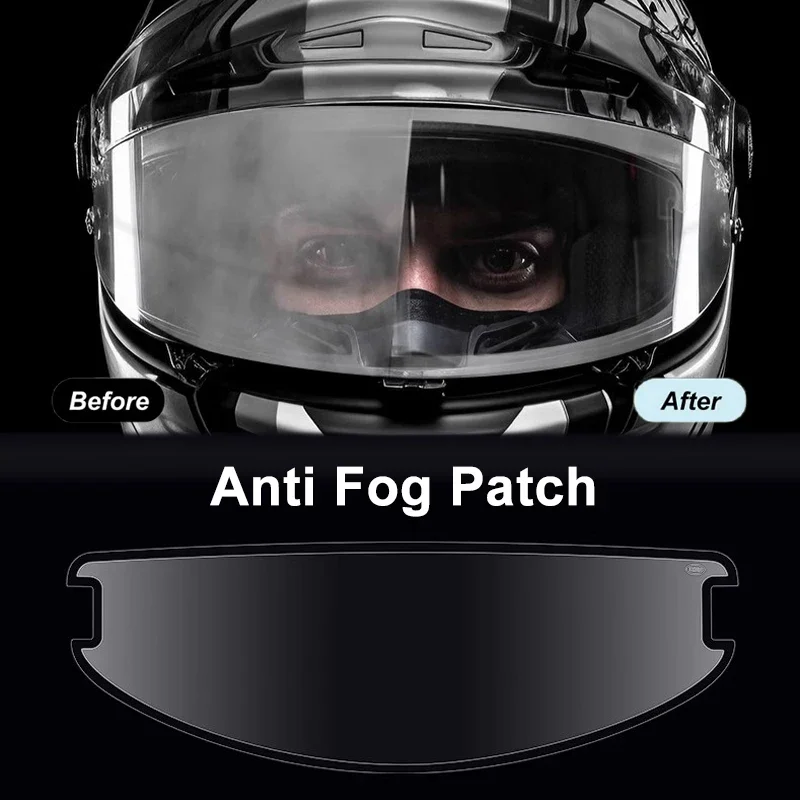 Universal Visier Film Anti Fog Motorrad Helm für Agv Shoei HJC Hai Kyt Ls2 Arai Moto Helm Zubehör Antifog Linse Film