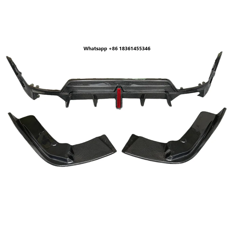 

For New 3 Series G20 G28 Modified A-style Body Components, Carbon Fiber Rear Bumper Lip Diffuser Body Kit