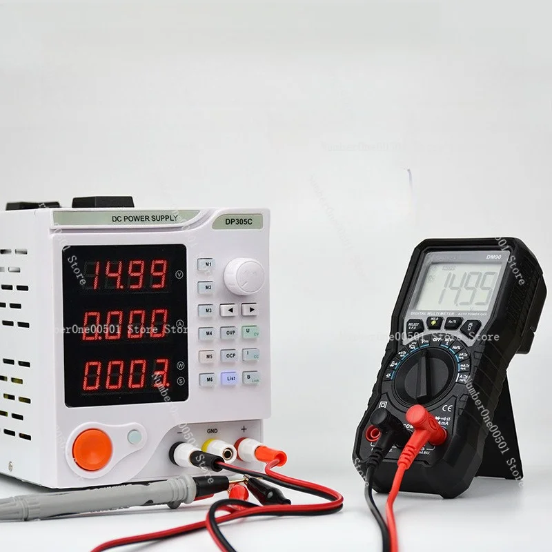 DP305C Programmable Digital DC Power Supply, 0-30V 5A High Precision Adjustable Regulator for Mobile Phone Maintenance