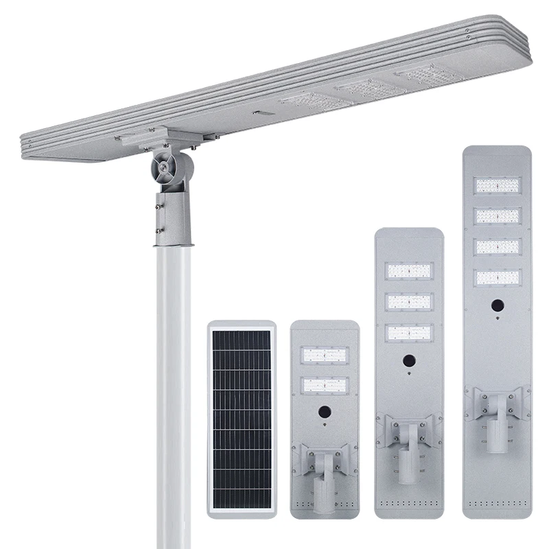 High Quality Endurance Automatic Integrated Solar Light Emitting Diode Street Light 100w All-in-One Outdoor Road