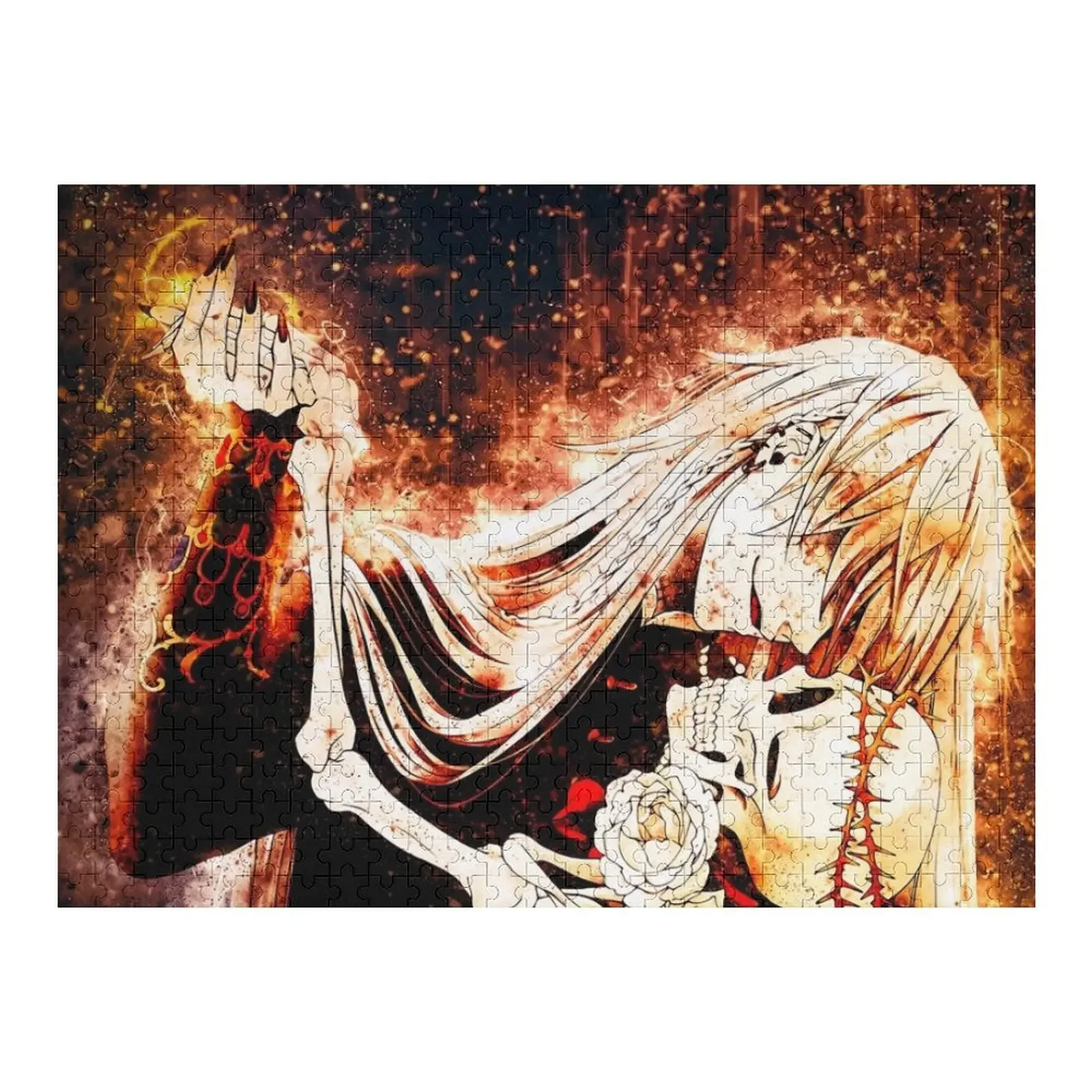 

Undertaker Black Butler Jigsaw Puzzle Custom With Photo Name Wooden Toy Baby Toy Custom Puzzle