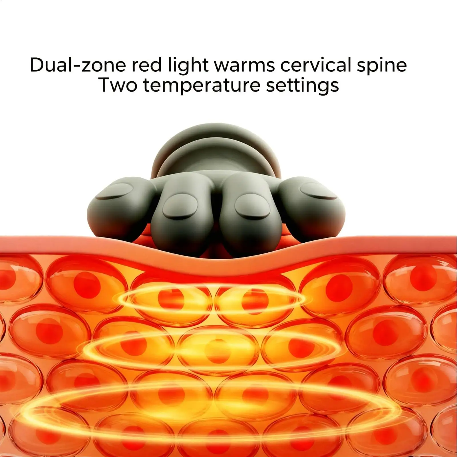 مدلك الرقبة مع الحرارة 3 أدوات شدة التدليك ساخنة الرقبة مدلك الكتف لعيد الميلاد عيد الميلاد الأمهات أبي الآباء أمي #5