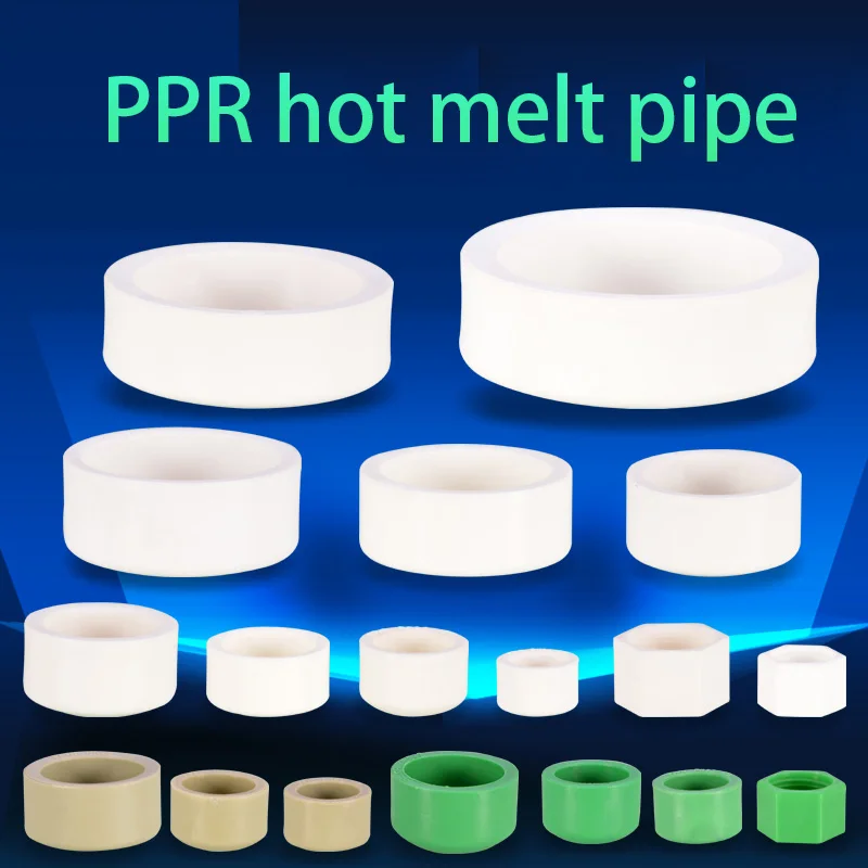 

Pipe Fittings PPR Plug Cap Hot Melt Plug DN20 / 25/32/40/63/75/110 Pipe Plug 1/2inch 3/4inch Inner Wire Water Pipe Fittings