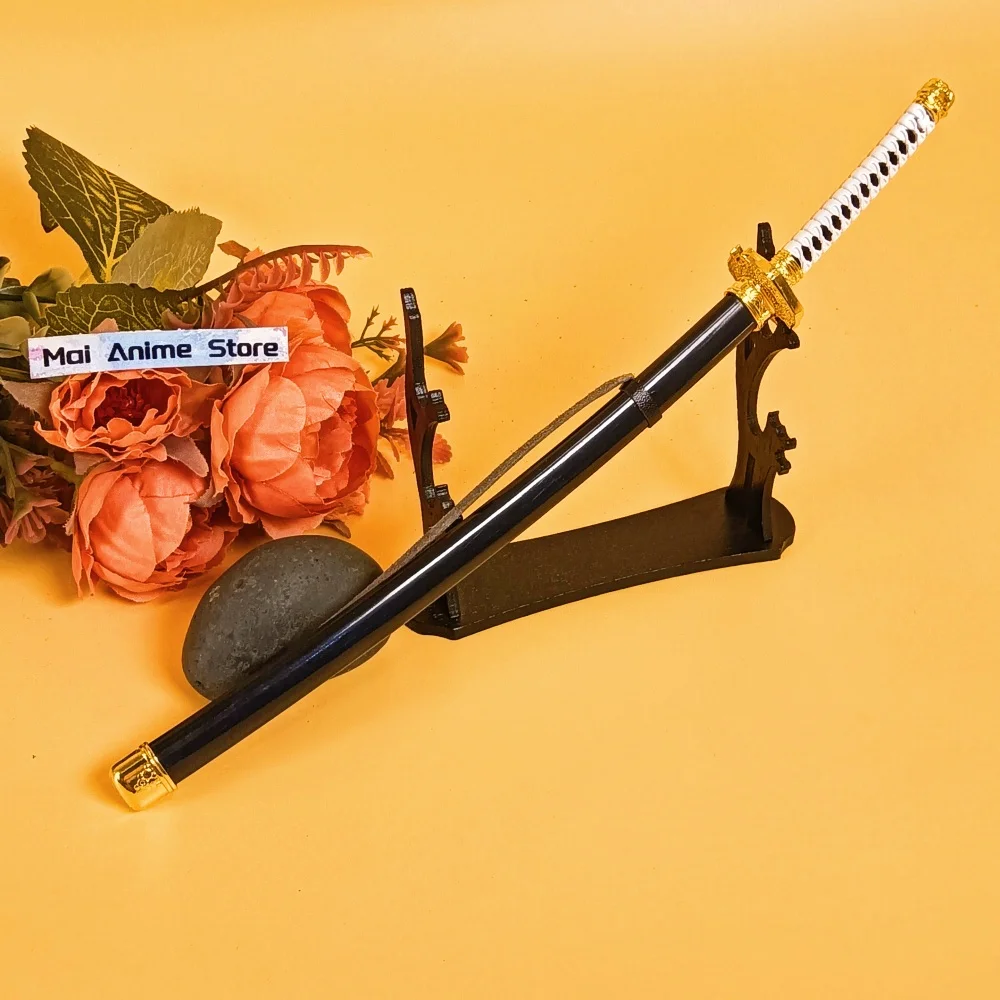10인치 메탈 버질 야마토 카타나 데빌 메이 크라이 애니메이션 아이언 닌자 나이프 야마토 실물 크기 사무라이 검 장난감 선물