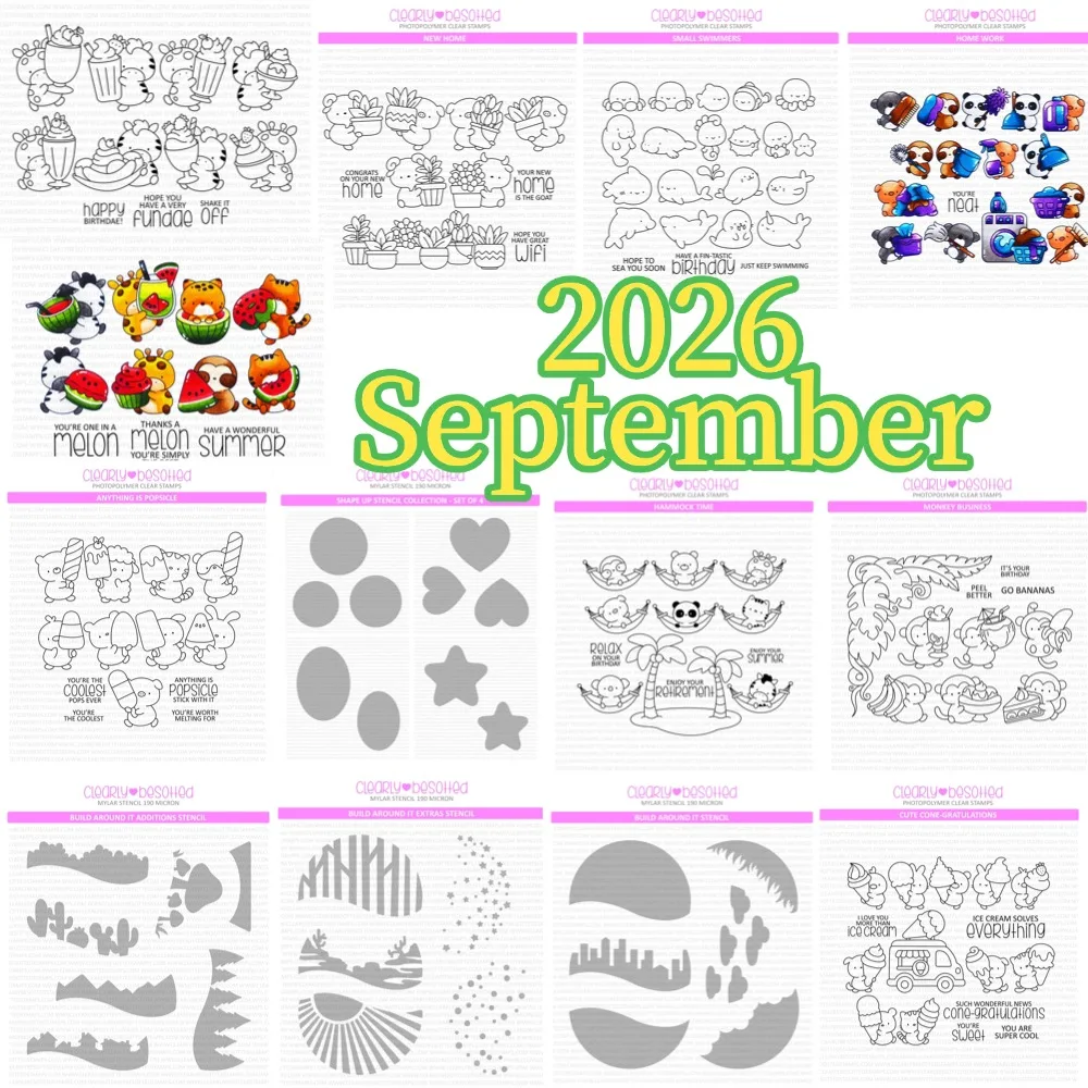 2026 New Sentimental Type II Clear Stamps For DIY Scrapbooking Crafts Maker Photo Album Template Handmade Decoration