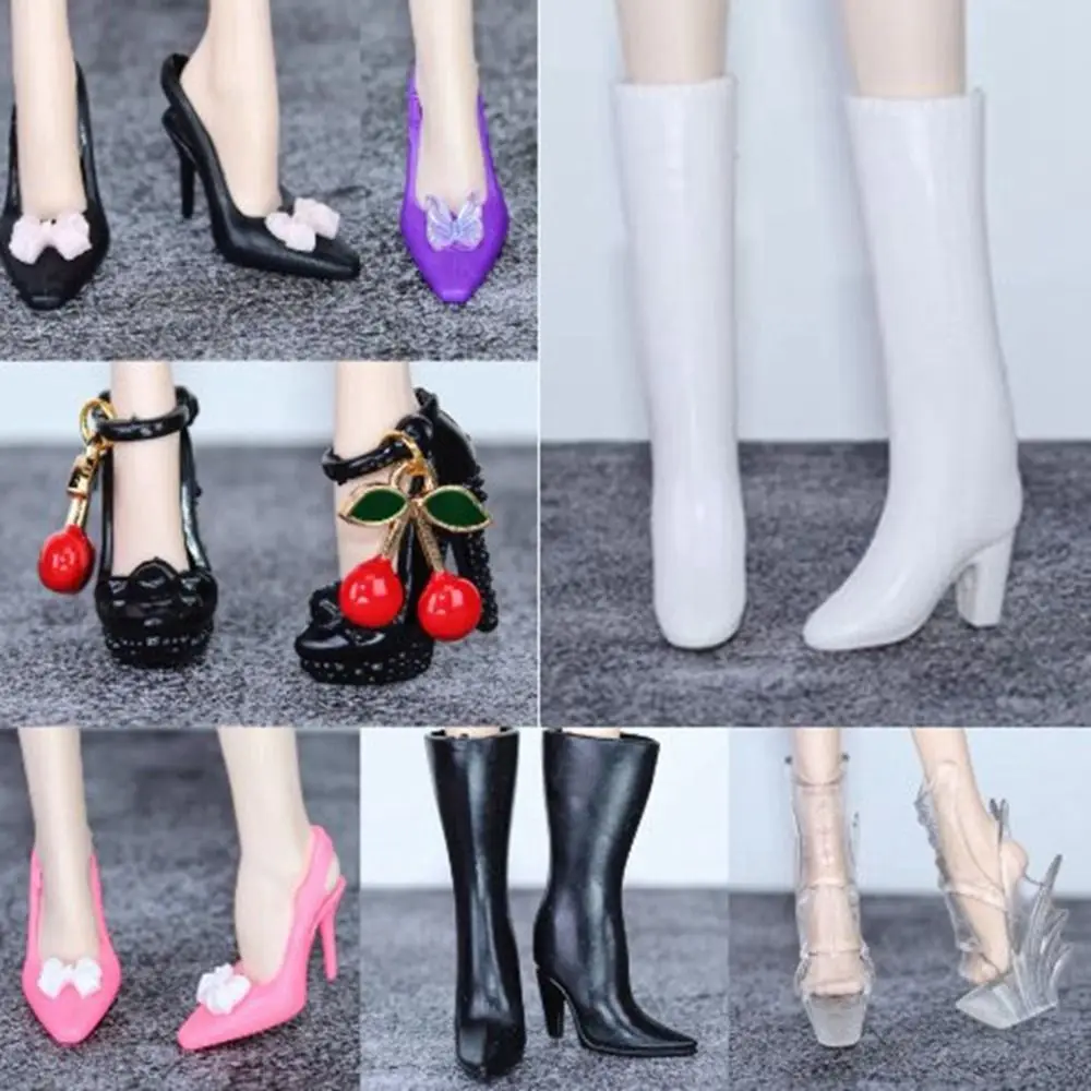 High Quality Quality 1/6 Doll Shoes 30cm 10 Styles High Heels Shoes Original Female Doll Boots Doll Accessories