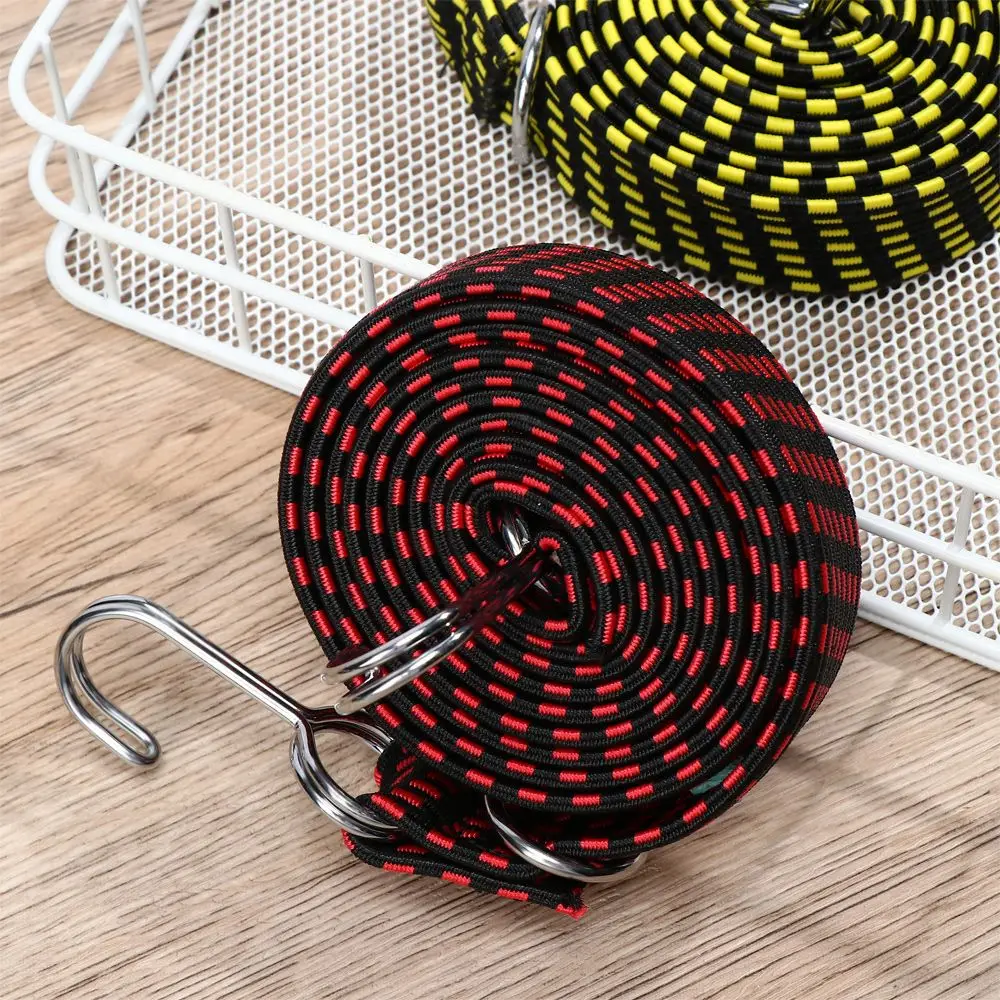 Elastics Rubber Luggage Rope Cord Hooks Bikes Rope Tie Bicycle Luggage Roof Rack Strap Fixed Band Hook Bicycle Motorcycle