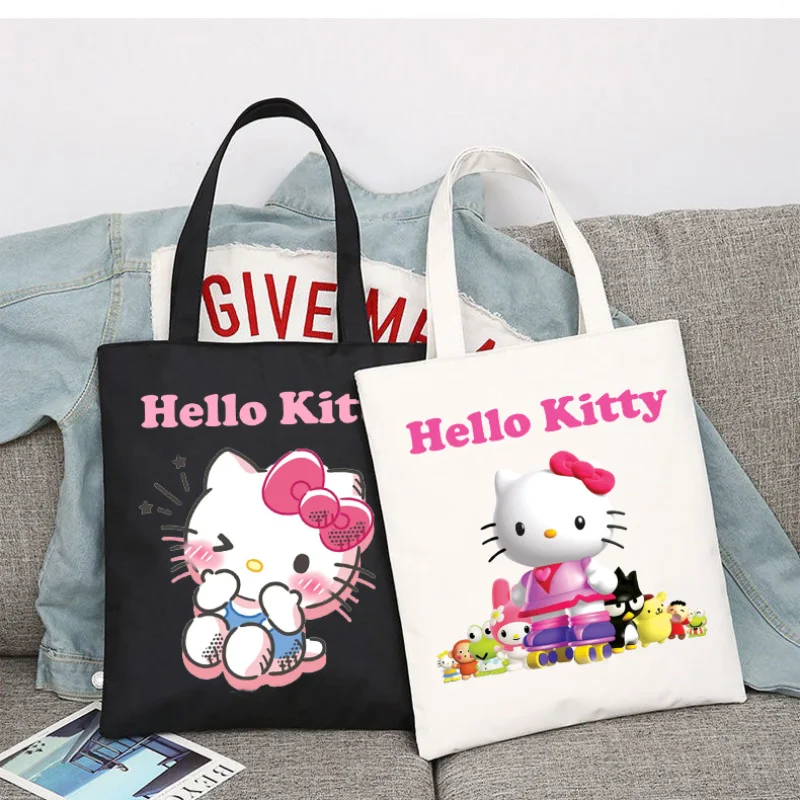 

Новая мультяшная сумка Sanrio Hello Kitty, милая и легкая Повседневная сумка через плечо, вместительная сумка через плечо