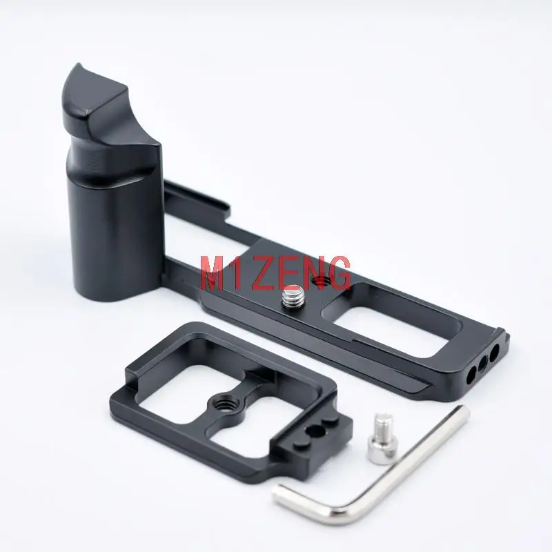 PENF L shaped Shoot Quick Release L Plate/Bracket Holder Vertical hand Grip for olympus PEN-F Camera ballhead tripod RRS