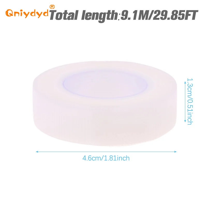 9,1 m/Rolle medizinisches Pe-Tape-Pfropfen falsches Wimpern band transparentes atmungsaktives hand tränen bares hypo allergenes Klebeband