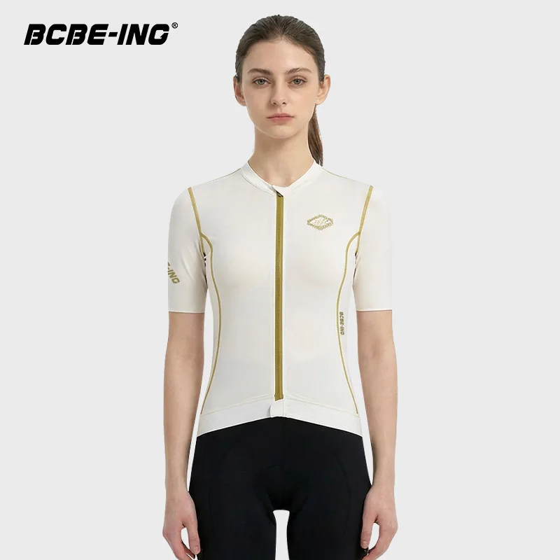 Фото Женская одежда для шоссейного велоспорта BCBE-ING: футболка с коротким рукавом, быстросохнущая, дышащая, с защитой от солнца, новая модель 2026 года, комфортная для велопрогулок