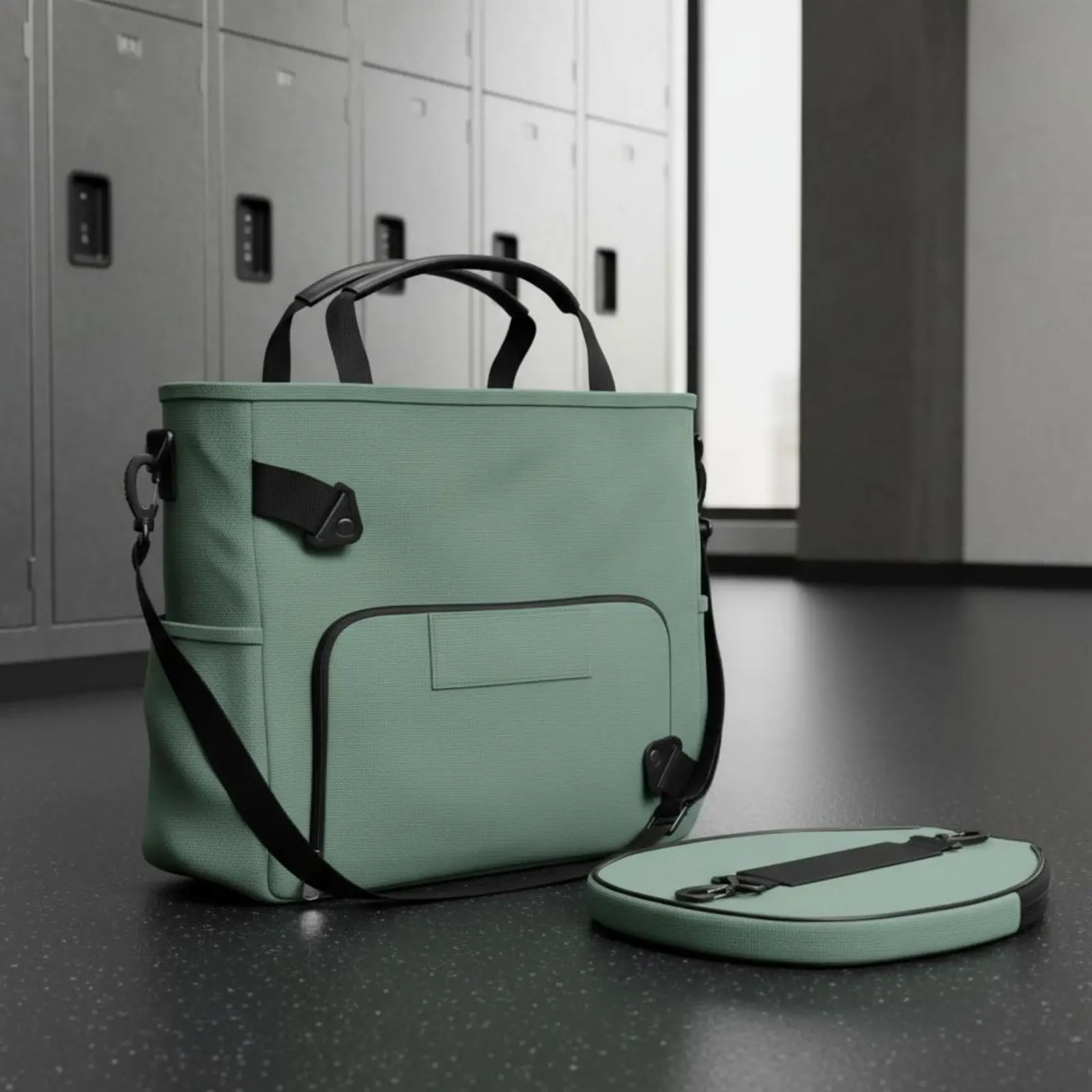 

Сумка для ракеток Court Racket Bag с прочной застежкой, универсальная сумка для пиклбольных ракеток, спортивный чехол для ракеток с подкладкой внутри и отдельным отсеком для обуви.