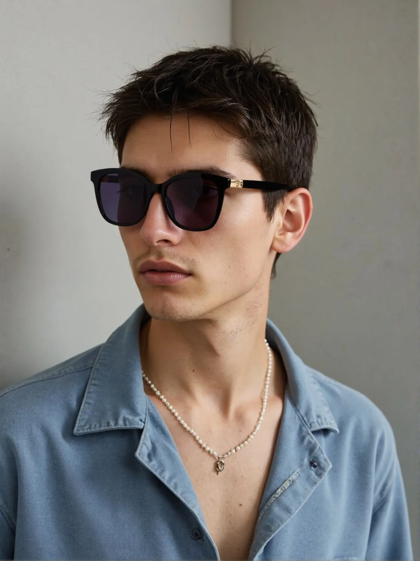Big Box Retro-Sonnenbrille, modische Straßenschießen, schlichte, hochwertige Sonnenbrille
