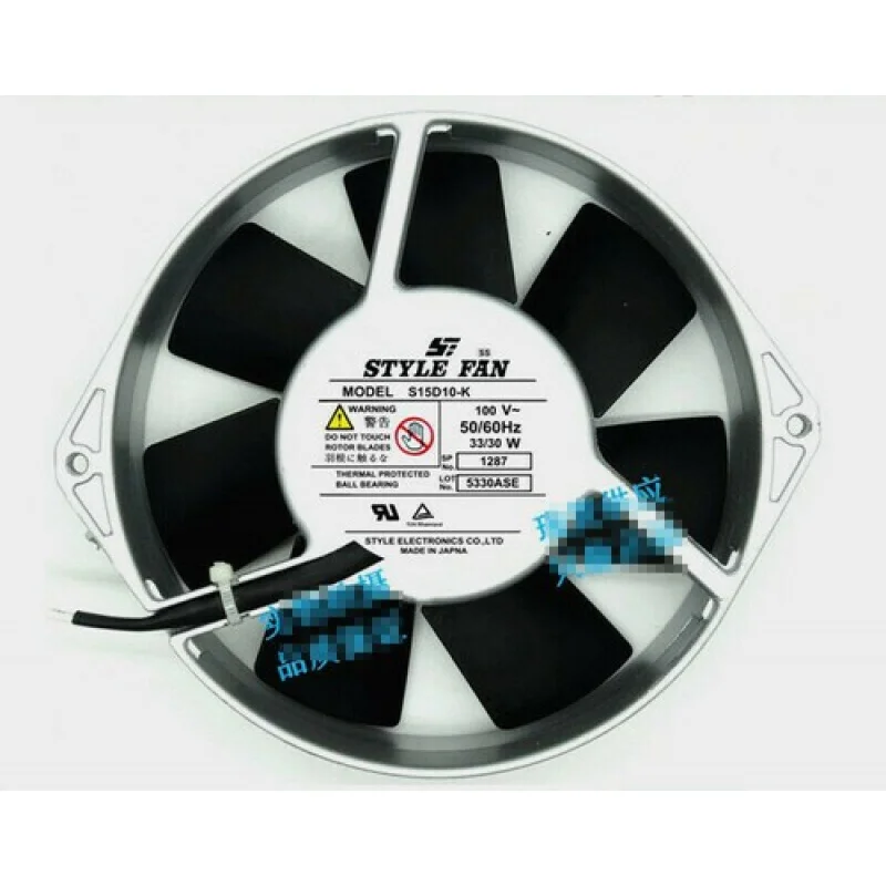 

C 1pcs for STYLEFAN S15D10-K 100V 33 / 30W 15038 all metal fan