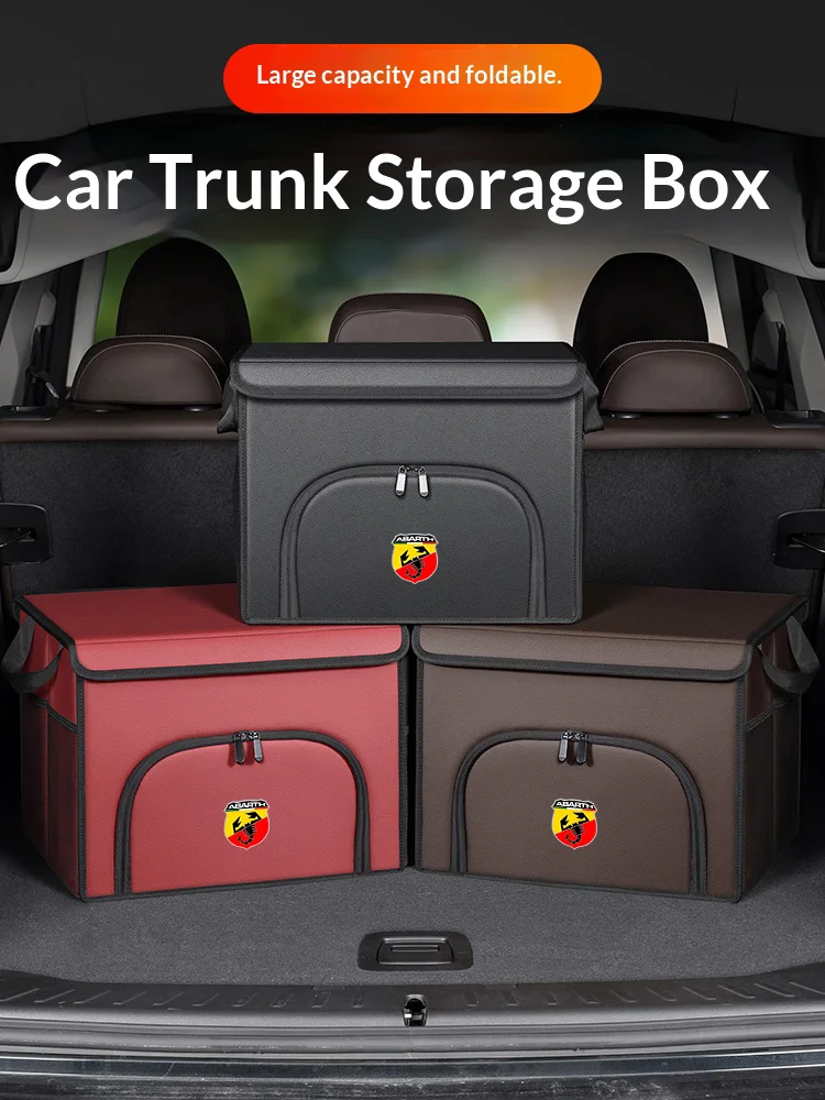 Car trunk large capacity Foldable storage box shoe storage organizing box For FIAT Abarth 500 E Pulse Panda Strada Doblo Punto